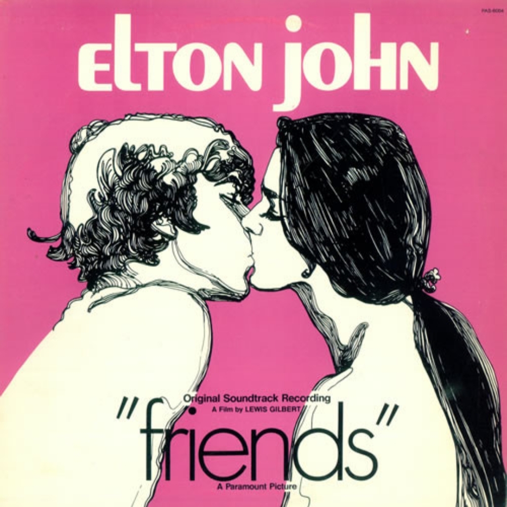 Elton John 'Friends' Soundtrack Album Cover Art